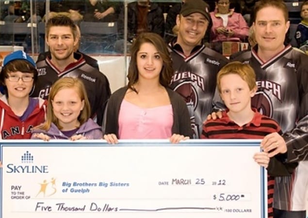 Skyline Auctions Guelph Storm Warm-up Jerseys; Proceeds go to Big Brothers Big Sisters of Guelph