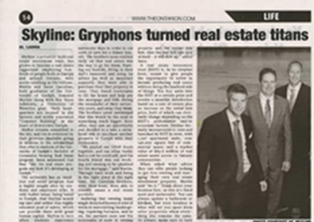 Skyline Featured in University of Guelph’s Ontarion