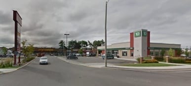 Retail plaza with TD Bank