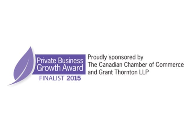 2015 Private Business Growth Award Logo