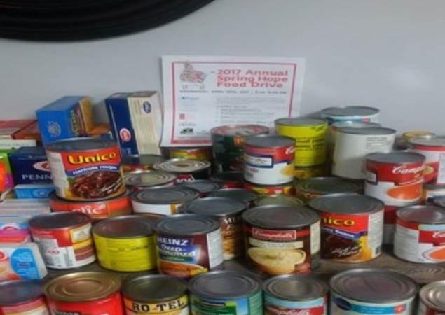 Skyline Living Collects Food to Fight Hunger