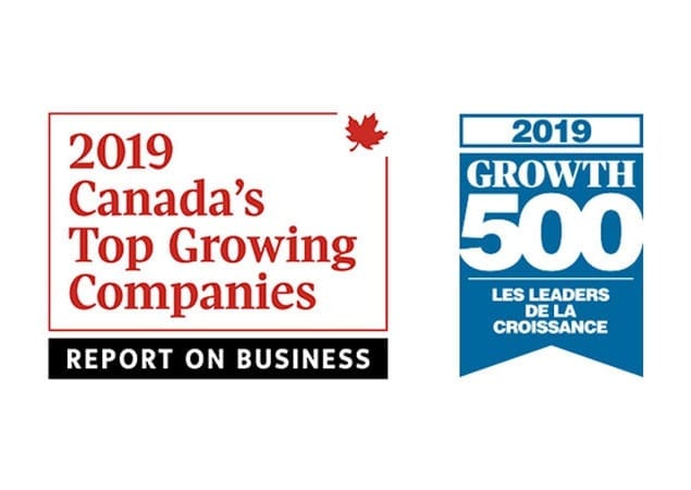 Top Growing Companies and Growth 500 Award Logos for 2019