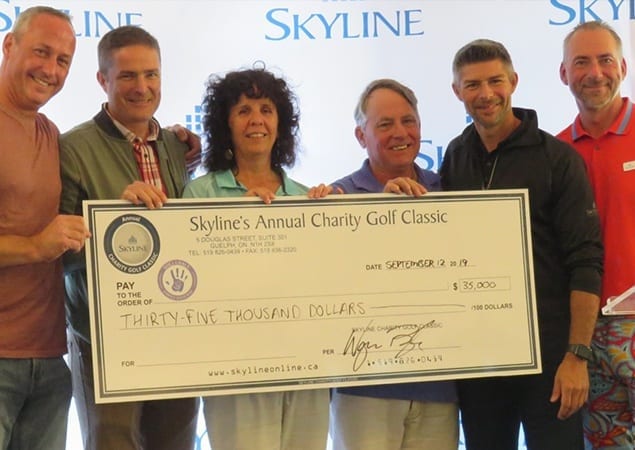 Skyline Charity Golf Classic Photo op