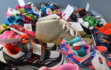 Skyline Donates 300+ Pairs of Kids Shoes for Back-to-School Season