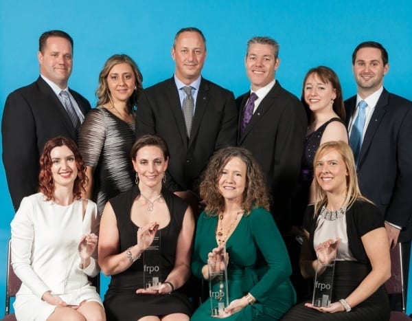 Ten Skyline executives pose for a photo at the FRPO Award Gala