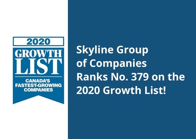 Skyline Group of Companies Ranks 379 on the 2020 Growth List