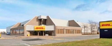 Industrial warehouse, currently occupied by DHL