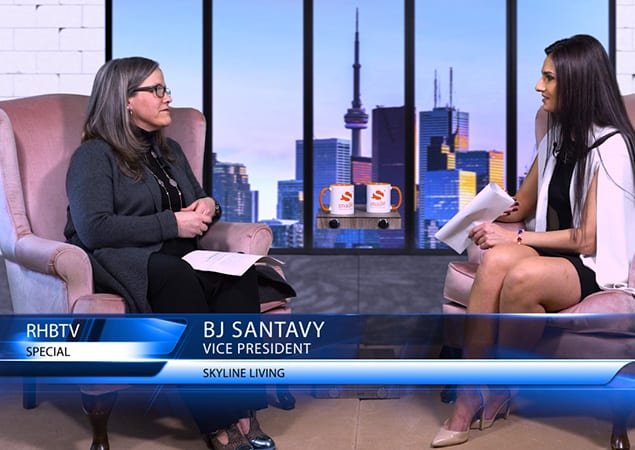 BJ Santavy, VP, Skyline Living Featured in RHBTV Interview
