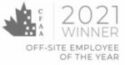 Canadian Federation of Apartment Association 2021 Awards. Off-Site Employee of the year