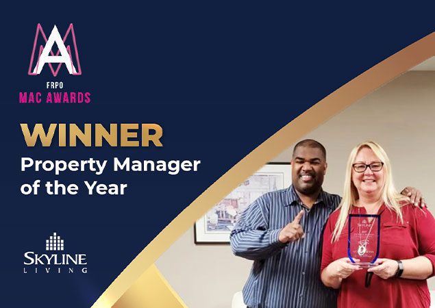 Skyline Living Property Manager Wins Industry Award