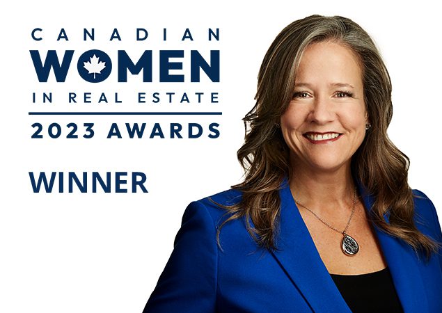 BJ Santavy, vice-présidente de Skyline Living, a reçu un prix à la première édition du concours Canadian Women in Real Estate.